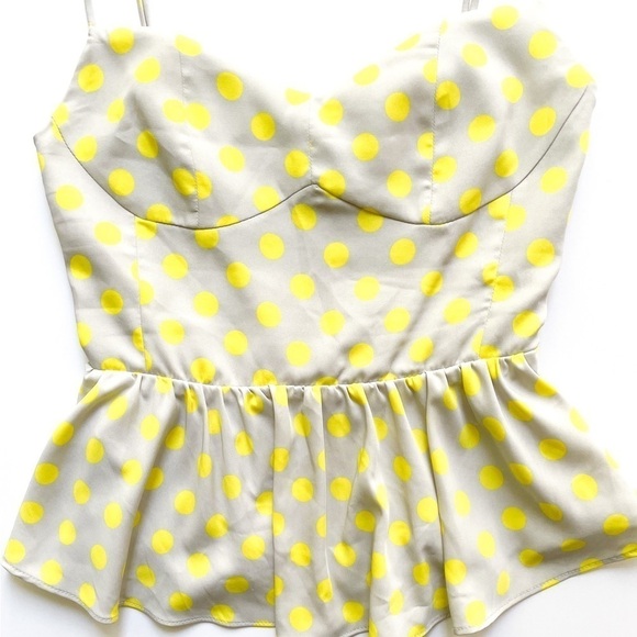 ZARA Polkadot Peplum - Picture 9 of 14